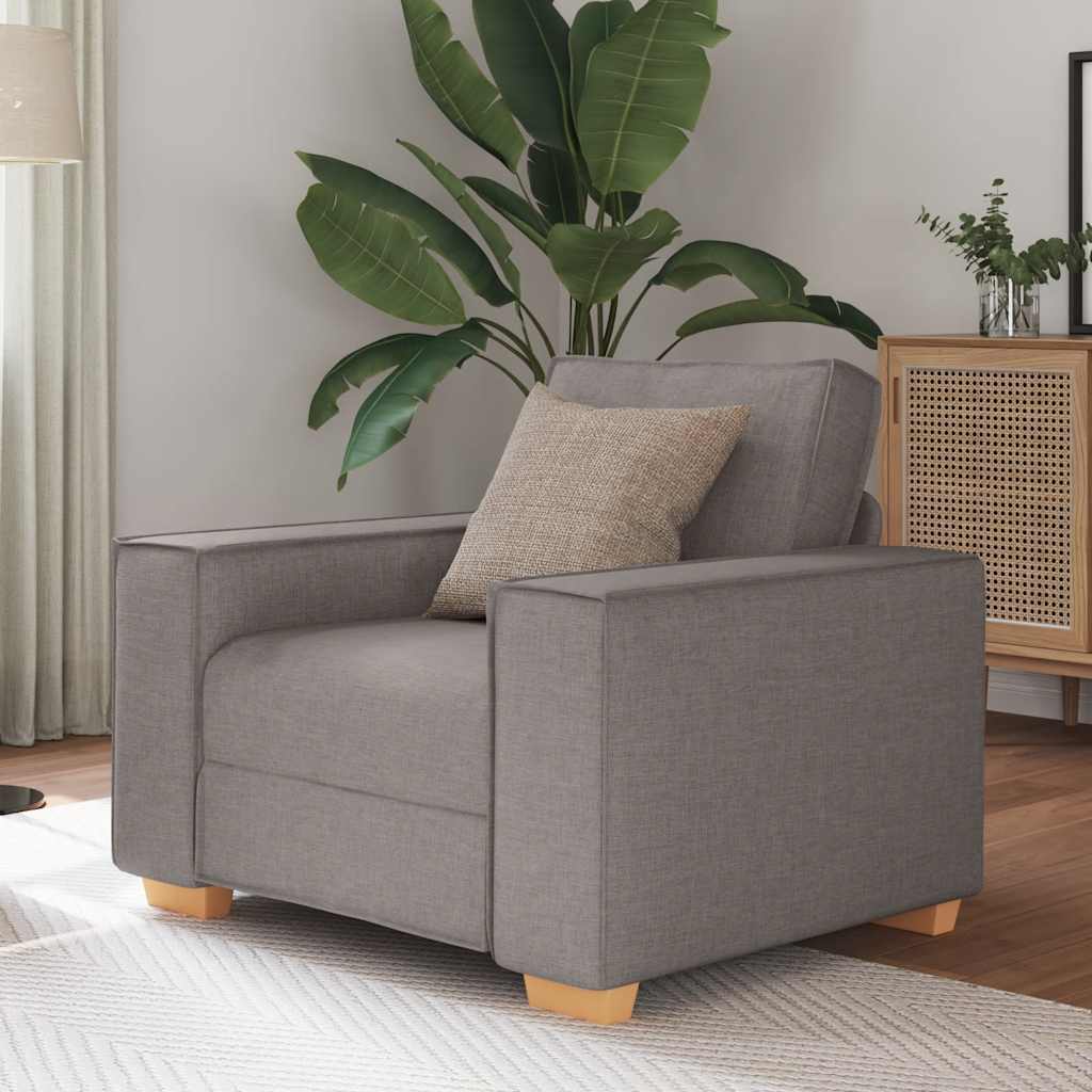 Sofa Stoel Taupe 100x78x84 cm Stof