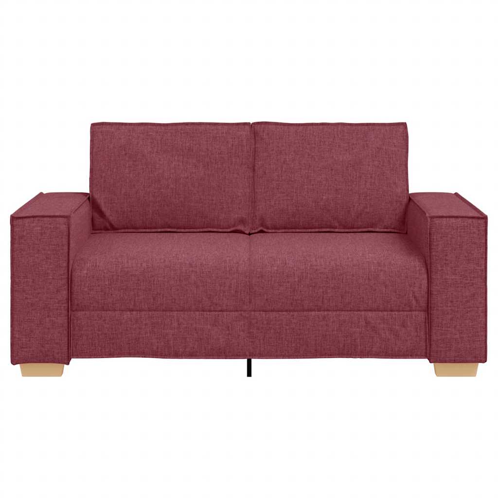 2-zitsbank Wijnrood 120 cm Stof