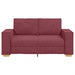 2-zitsbank Wijnrood 120 cm Stof