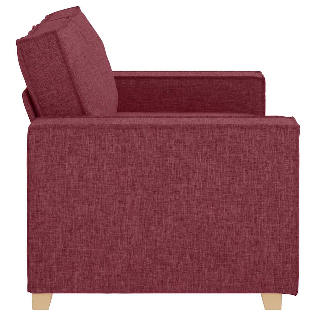 2-zitsbank Wijnrood 120 cm Stof