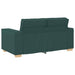2-zitsbank Donkergroen 120 cm Stof