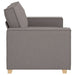 2-zitsbank Taupe 160x78x84 cm Stof