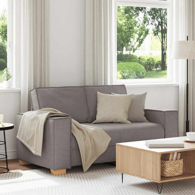 2-zitsbank Taupe 160x78x84 cm Stof