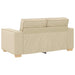 2-zitsbank Crème 120 cm Stof