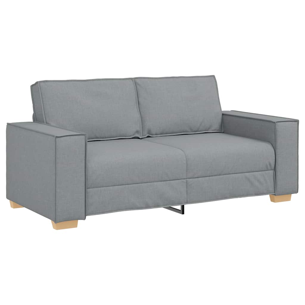 2-zitsbank Lichtgrijs 140 cm Stof