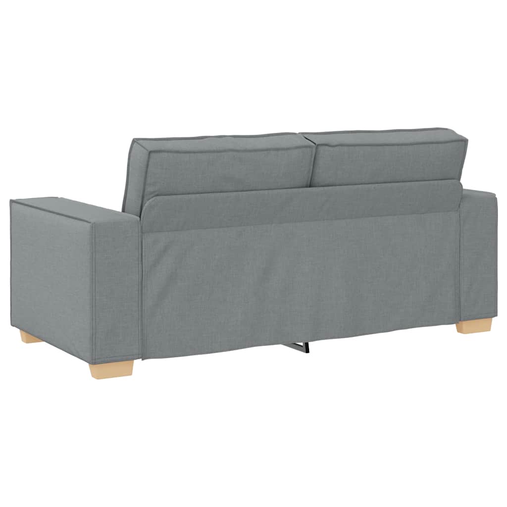 2-zitsbank Lichtgrijs 140 cm Stof