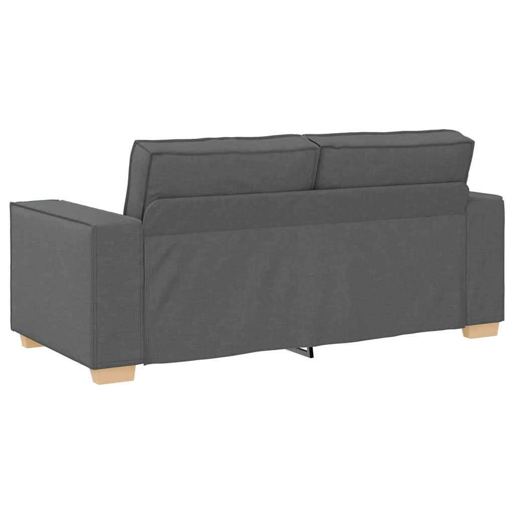 2-zitsbank Donkergrijs 180x78x84 cm Stof