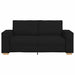 2-zitsbank Zwart 140 cm Stof