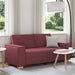 2-zitsbank Wijnrood 180x78x84 cm Stof