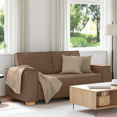 2-zitsbank Bruin 140 cm Stof