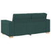 2-zitsbank Donkergroen 180x78x84 cm Stof