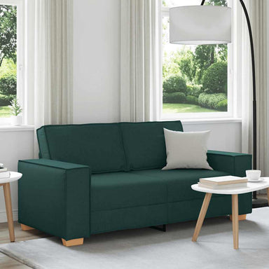 2-zitsbank Donkergroen 180x78x84 cm Stof