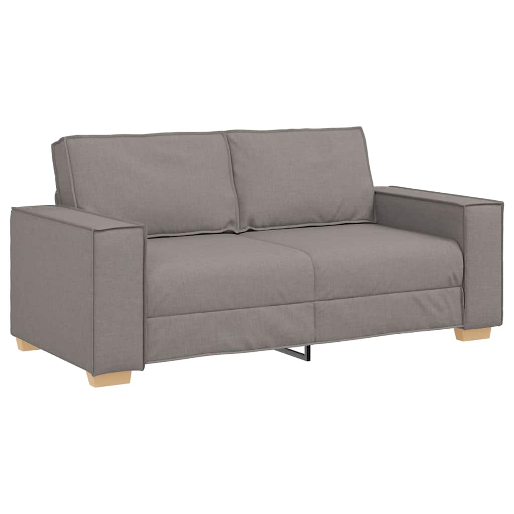 2-zitsbank Taupe 140 cm Stof