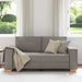 2-zitsbank Taupe 140 cm Stof