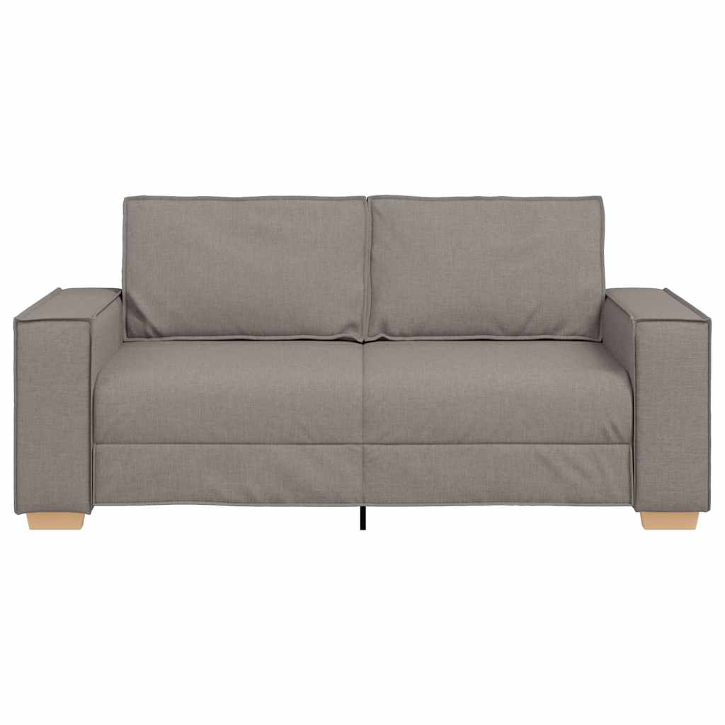 2-zitsbank Taupe 140 cm Stof