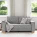 2-zitsbank Wolk Grijs 180x78x84 cm Stof