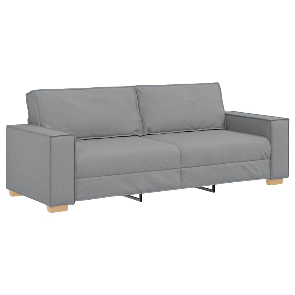 3-zitsbank Lichtgrijs 180 cm Stof