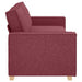 3-Zits Sofa Wijnrood 220 cm Stof