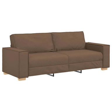 3-Zits Bank Bruin 220 cm Stof