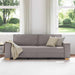 3-Zits Bank Taupe 220 cm Stof
