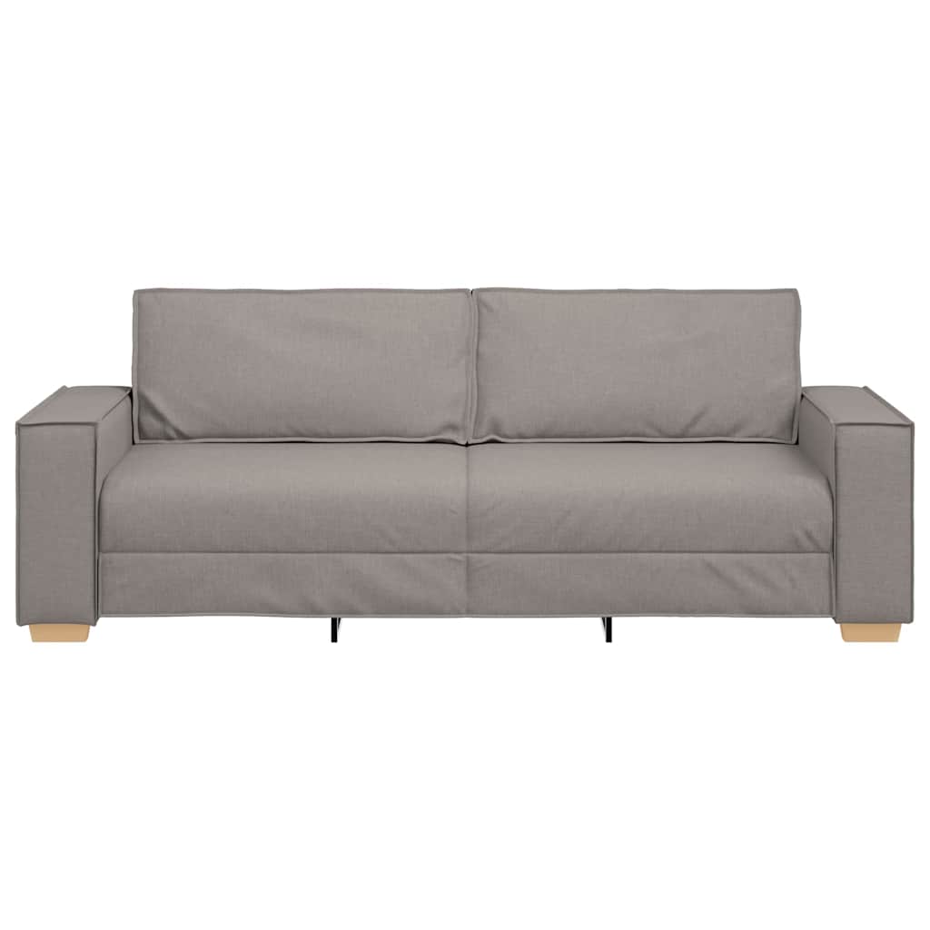 3-Zits Bank Taupe 220 cm Stof