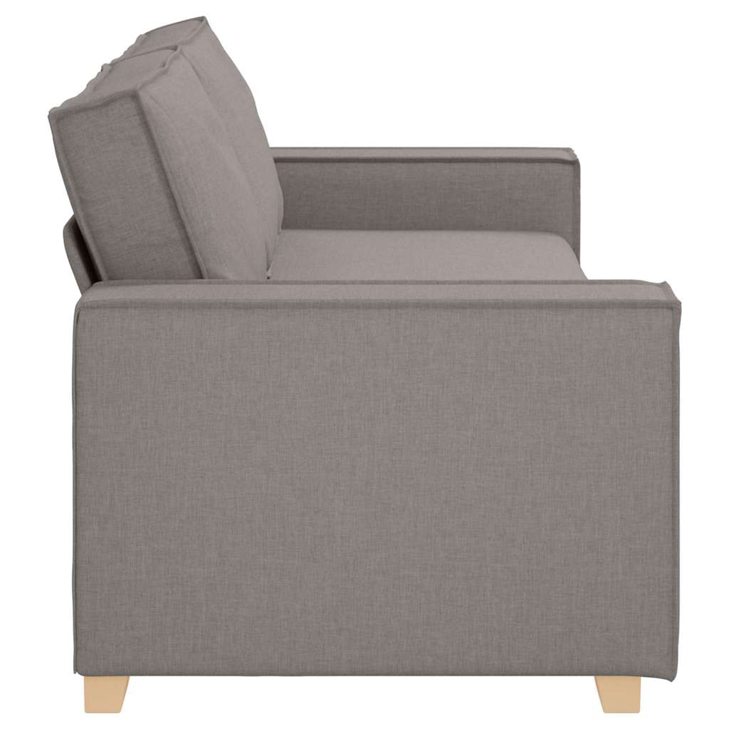 3-Zits Bank Taupe 220 cm Stof