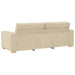 3-Zits Bank Crème 220 cm Stof