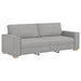 3-zitsbank Wolk Grijs 220x78x84 cm Stof