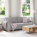 3-zitsbank Wolk Grijs 220x78x84 cm Stof