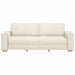 3-Zits Bank Beige 220 cm Linnen-mix stof