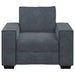 Fauteuil 100x78x84 cm fluweel donkergrijs
