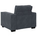 Fauteuil 100x78x84 cm fluweel donkergrijs
