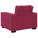 Sofastoel Wijnrood 100x78x84 cm Fluweel