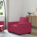 Sofastoel Wijnrood 100x78x84 cm Fluweel