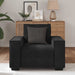 Fauteuil 100x78x84 cm fluweel zwart