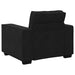 Fauteuil 100x78x84 cm fluweel zwart