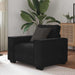 Fauteuil 100x78x84 cm fluweel zwart