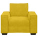 Sofastoel Geel 100x78x84 cm Fluweel