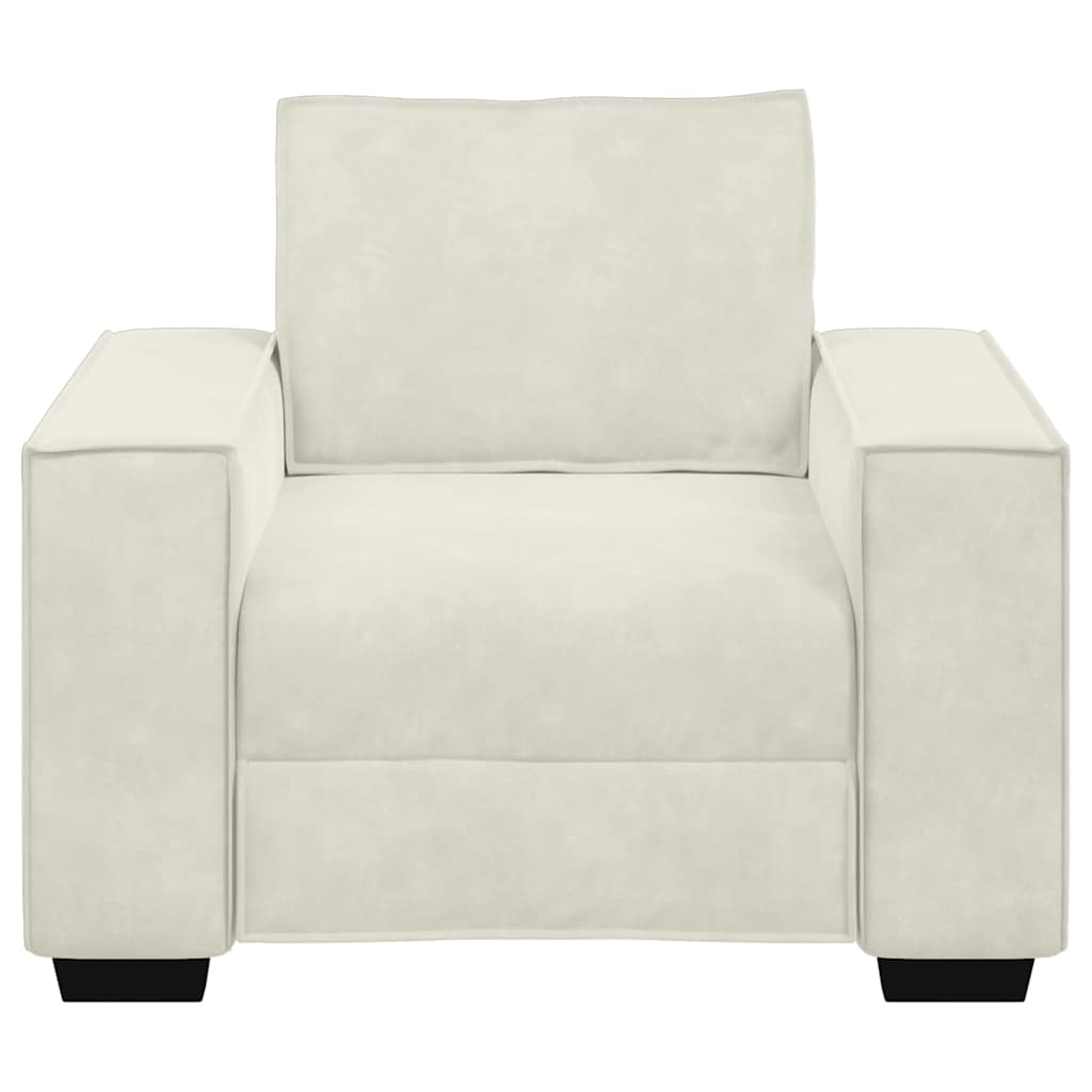 Fauteuil Crème 100x78x84 cm Fluweel