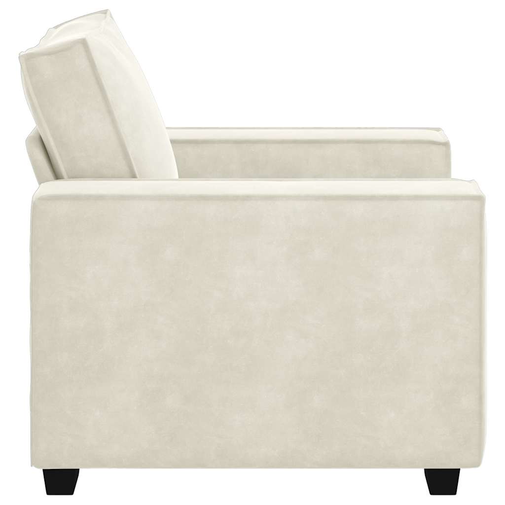Fauteuil Crème 100x78x84 cm Fluweel