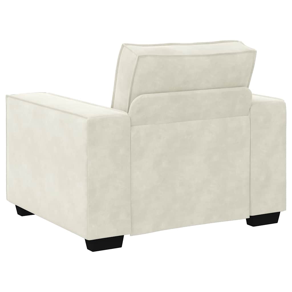 Fauteuil Crème 100x78x84 cm Fluweel