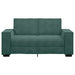 Tweezitsbank 160x78x84 cm fluweel donkergroen