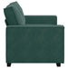 Tweezitsbank 160x78x84 cm fluweel donkergroen