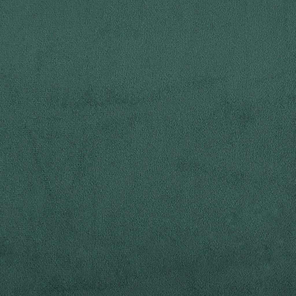 Tweezitsbank 160x78x84 cm fluweel donkergroen