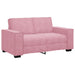 Tweezitsbank 160x78x84 cm fluweel roze