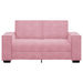 Tweezitsbank 160x78x84 cm fluweel roze