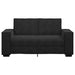 Tweezitsbank 160x78x84 cm fluweel zwart
