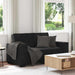Tweezitsbank 160x78x84 cm fluweel zwart