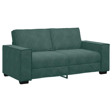 Tweezitsbank 180x78x84 cm fluweel donkergroen