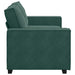 Tweezitsbank 180x78x84 cm fluweel donkergroen